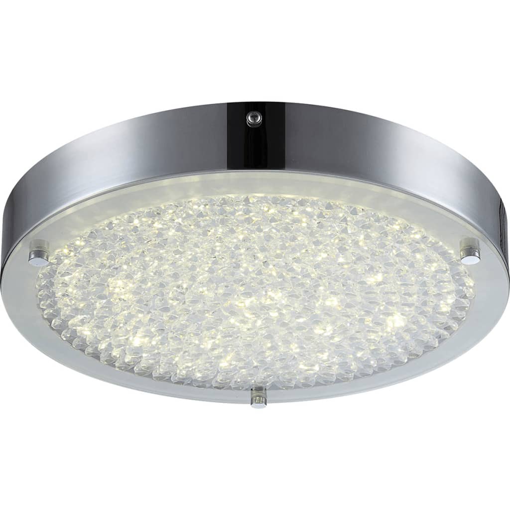 Afbeelding GLOBO LED-plafondlamp MAXIME metaal chroomkleurig 49212 door Vidaxl.nl