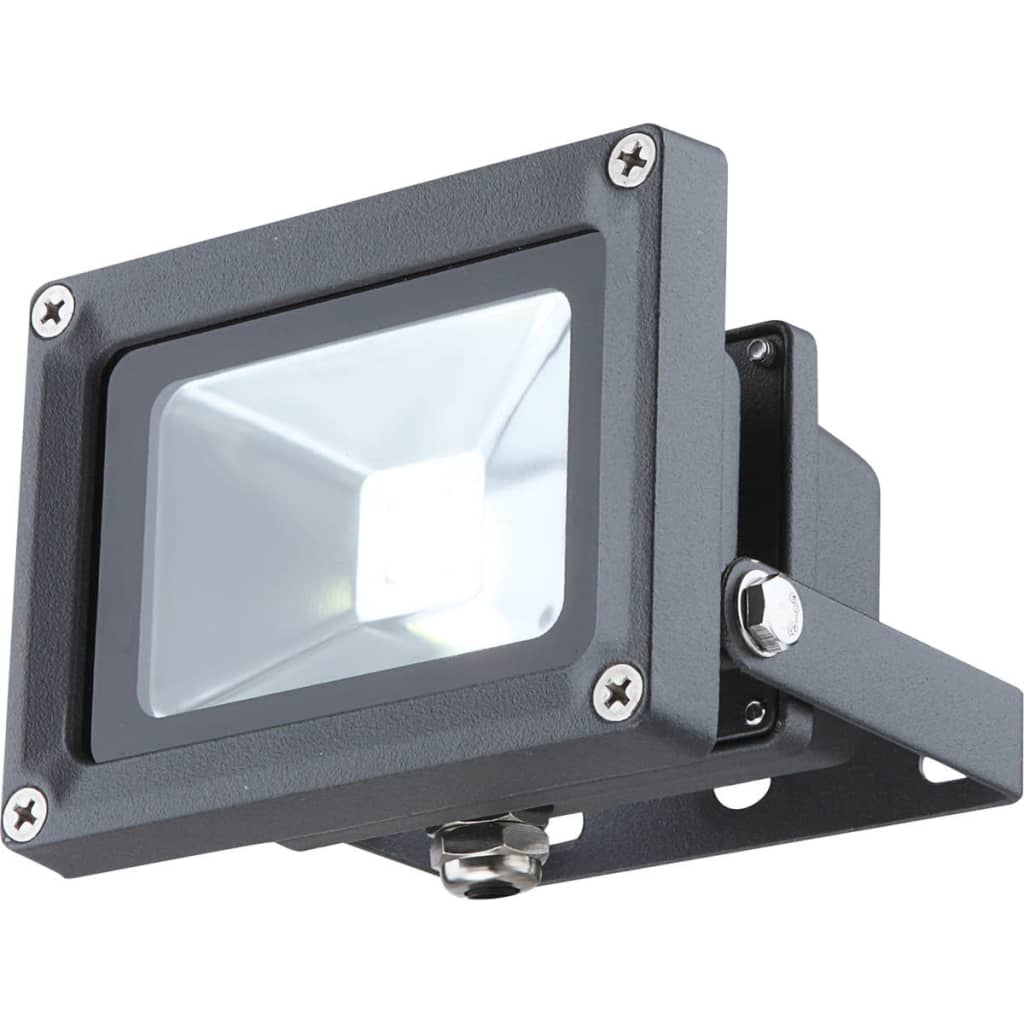 VidaXL - GLOBO LED-wandlamp voor buiten PROJECTEUR aluminium grijs 34114