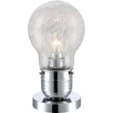 GLOBO Lampa stołowa FELIX, LED, szkło, chrom, 15039T