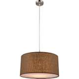 GLOBO Lampa sufitowa BETTY, brązowa, materiałowa, 15186H