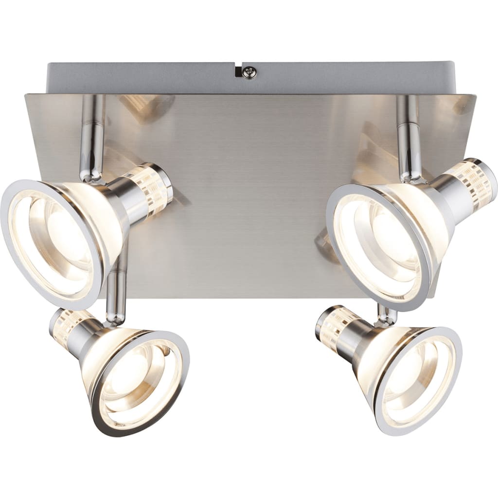 

GLOBO LED-spotlight TAKIRO nikkel en acryl 56956-4