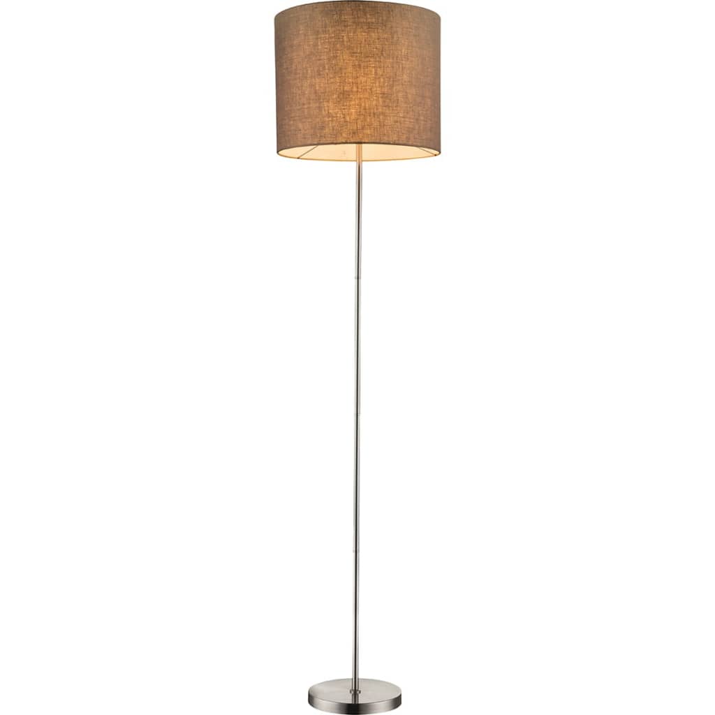 

GLOBO Vloerlamp BETTY stof bruin 15186S