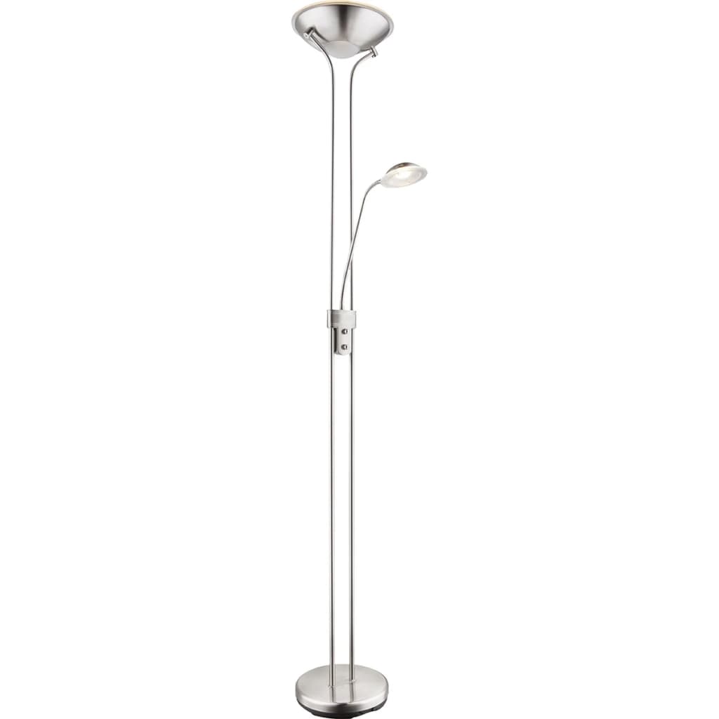 

GLOBO LED-vloerlamp JAKE nikkel 59023