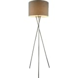 GLOBO Lampa podłogowa GUSTAV, metalowa, szara, 24687