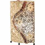 GLOBO Lámpara de mesa BALI carcasa marrón 25824T