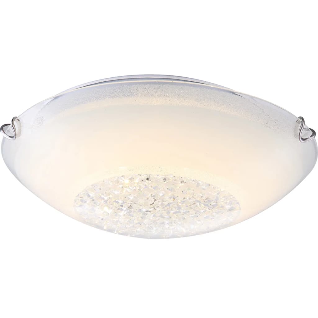 GLOBO LED-plafondlamp DELPHI glas wit 4041465