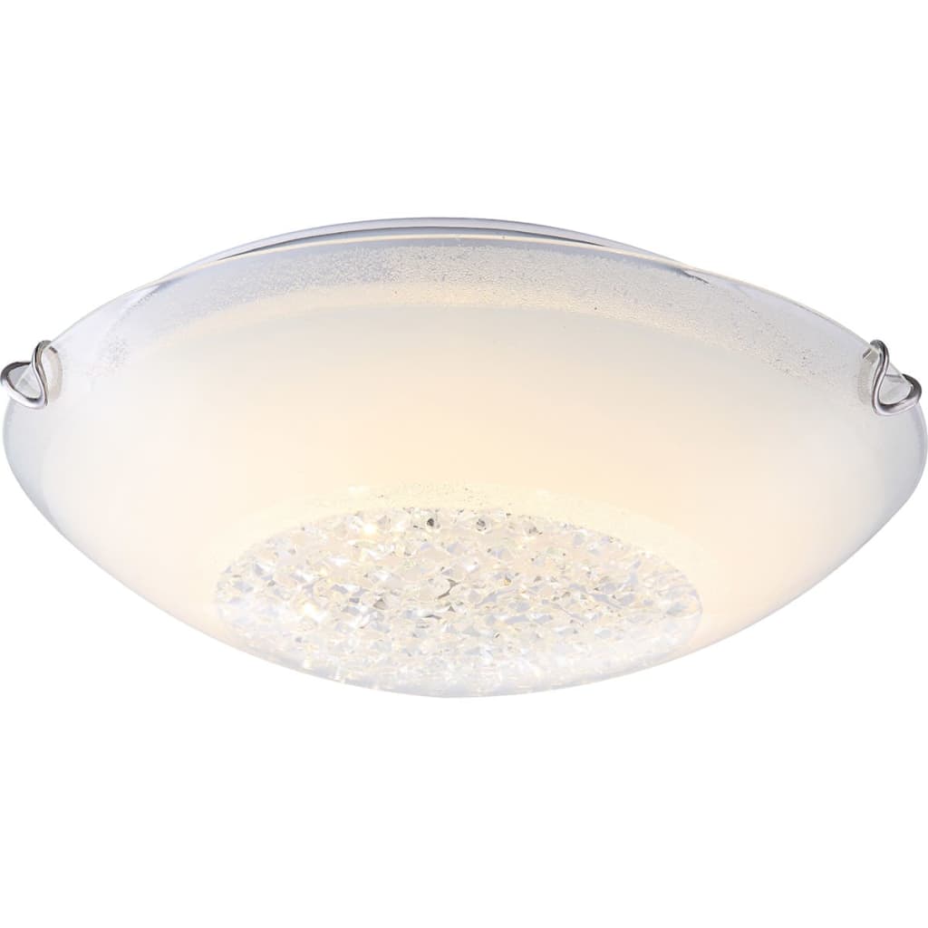 

GLOBO LED-plafondlamp DELPHI glas wit 4041465