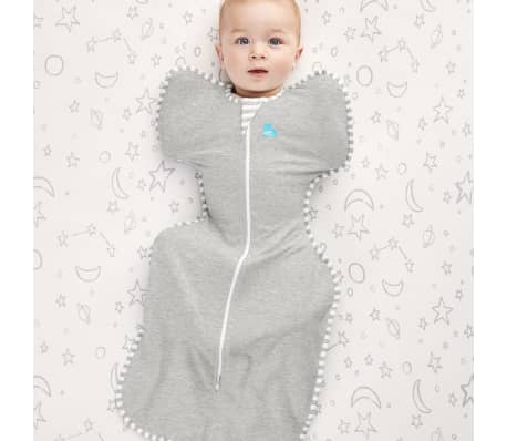 Love to Dream Sac de dormit bebeluși Swaddle UP Original, gri, S