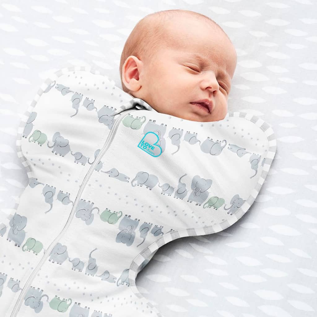 

Love to Dream Babydoek Swaddle Up Lite fase 1 S olifant wit