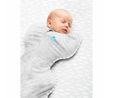 Love to Dream Baby Swaddle Swaddle Up Lite Stage 1 S Text Grey