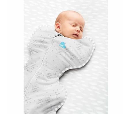 Love to Dream Sac de dormit bebeluși "Swaddle Up Lite", gri, 1 M