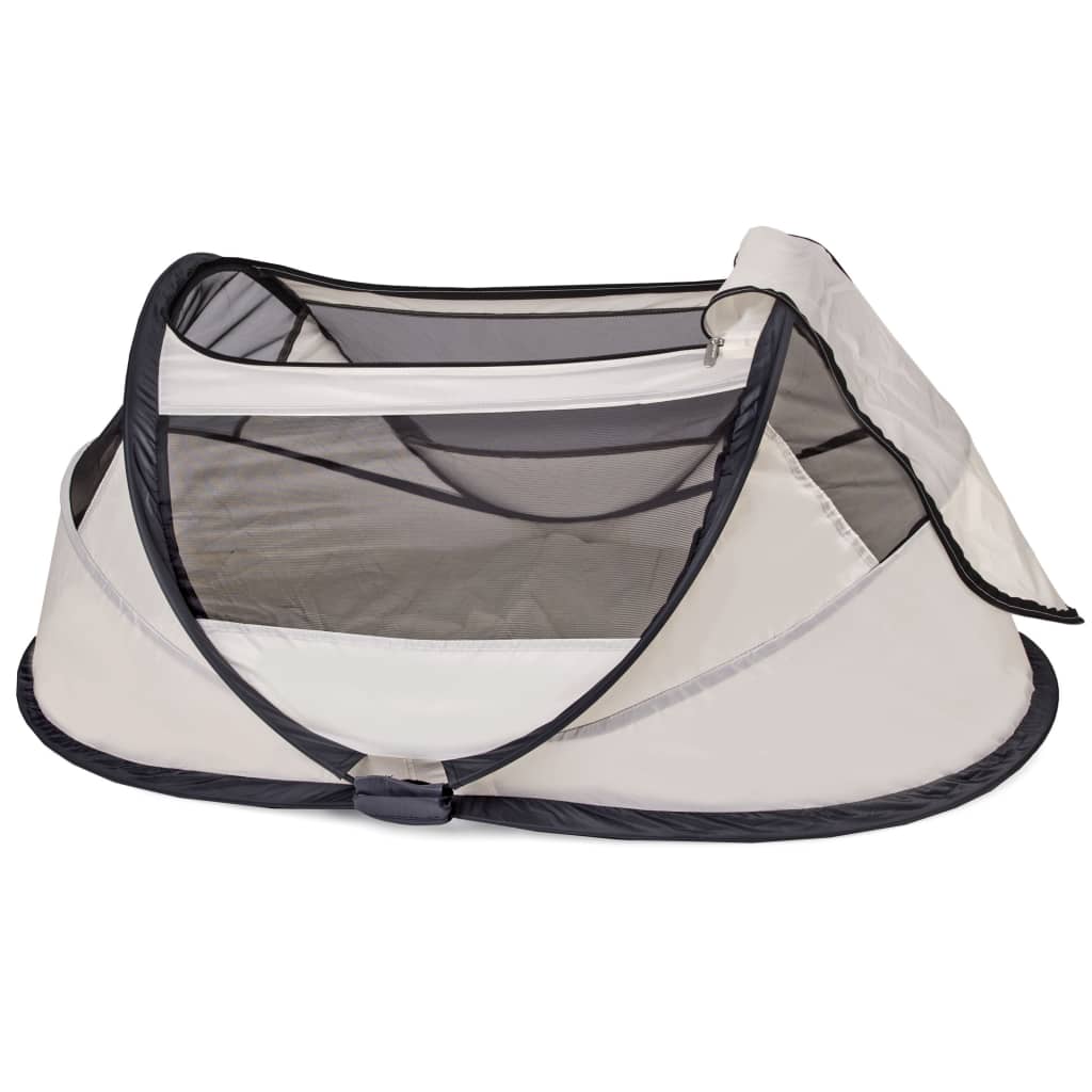 

DERYAN Reisbedje pop-up BabyBox met klamboe crème