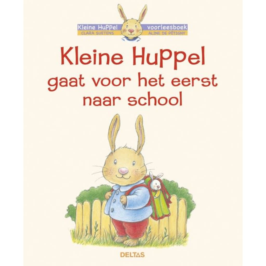 Deltas voorleesboek Kleine Huppel voor het eerst naar school 21 cm