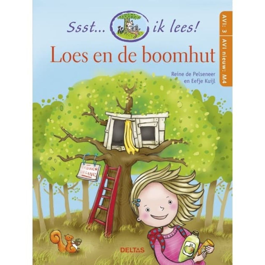 Afbeelding Deltas leren lezen Loes en de boomhut Avi: 3/M4 21 cm door Vidaxl.nl