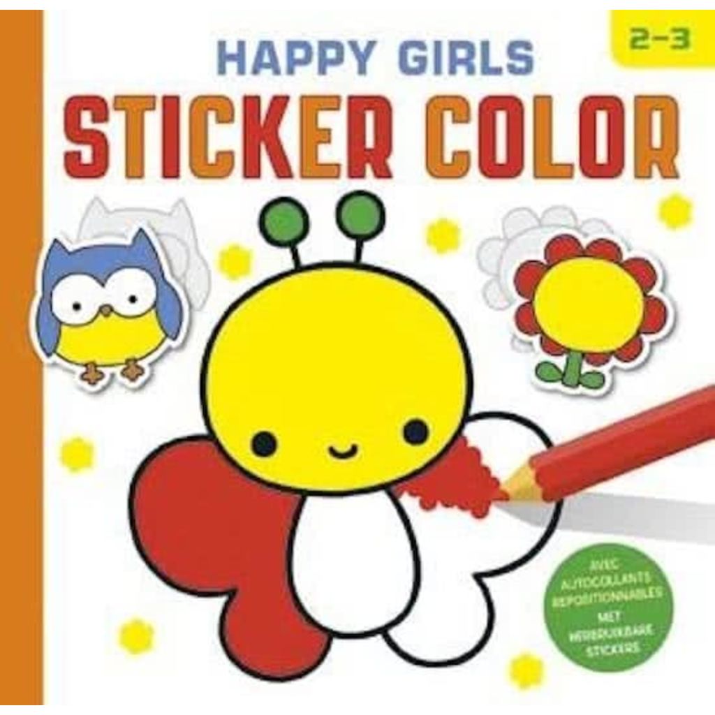 Deltas Happy girls Sticker Color (2-3 j.)