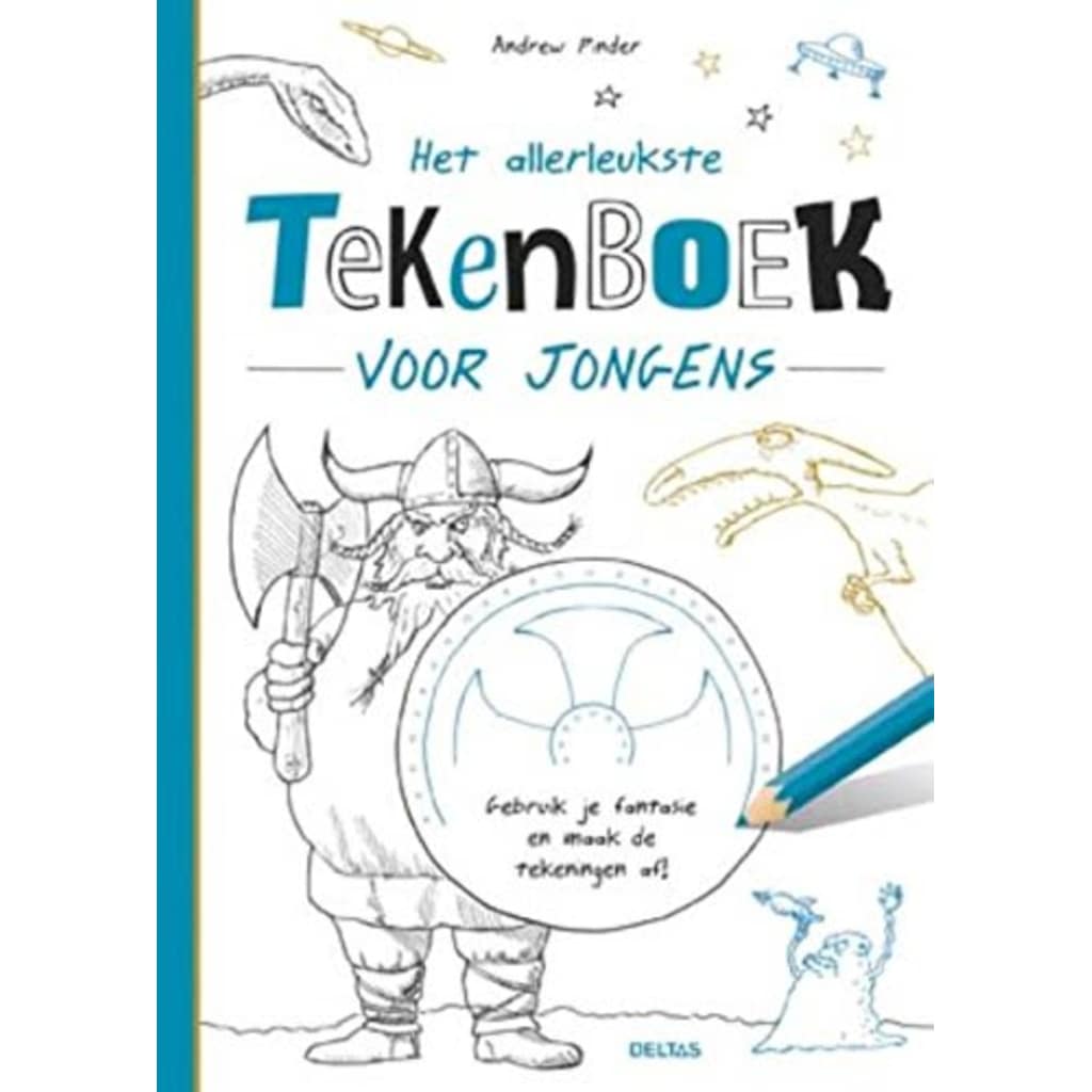 Afbeelding Deltas Het allerleukste tekenboek voor jongens door Vidaxl.nl