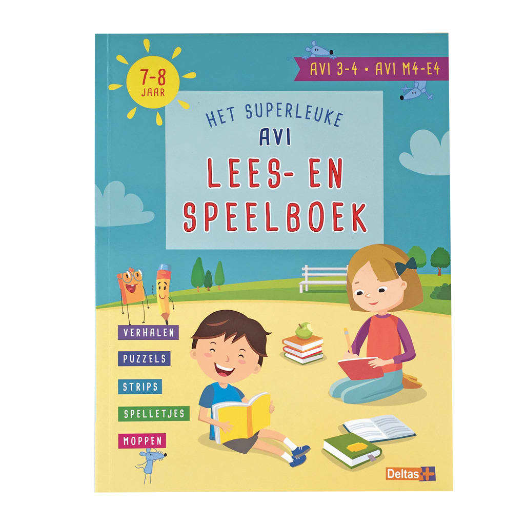 Afbeelding Deltas het superleuke AVI lees- en speelboek door Vidaxl.nl