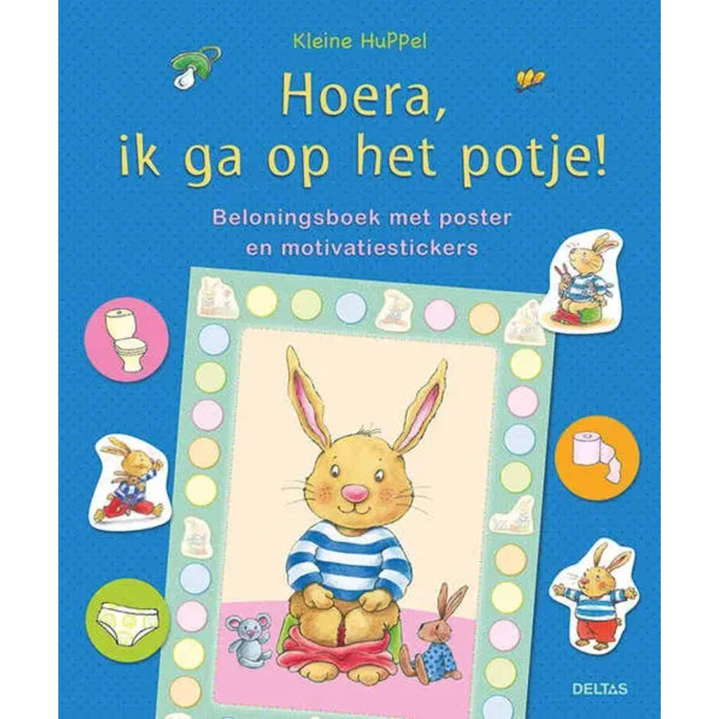 Deltas beloningsboek Kleine Huppel Hoera, ik ga op het potje!