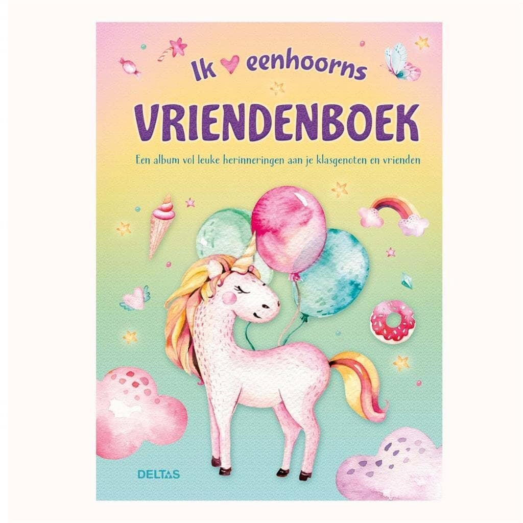 Vriendenboek Ik Hou Van Eenhoorns (6556258)