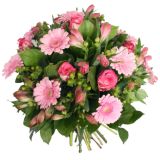 Gemengd boeket rood