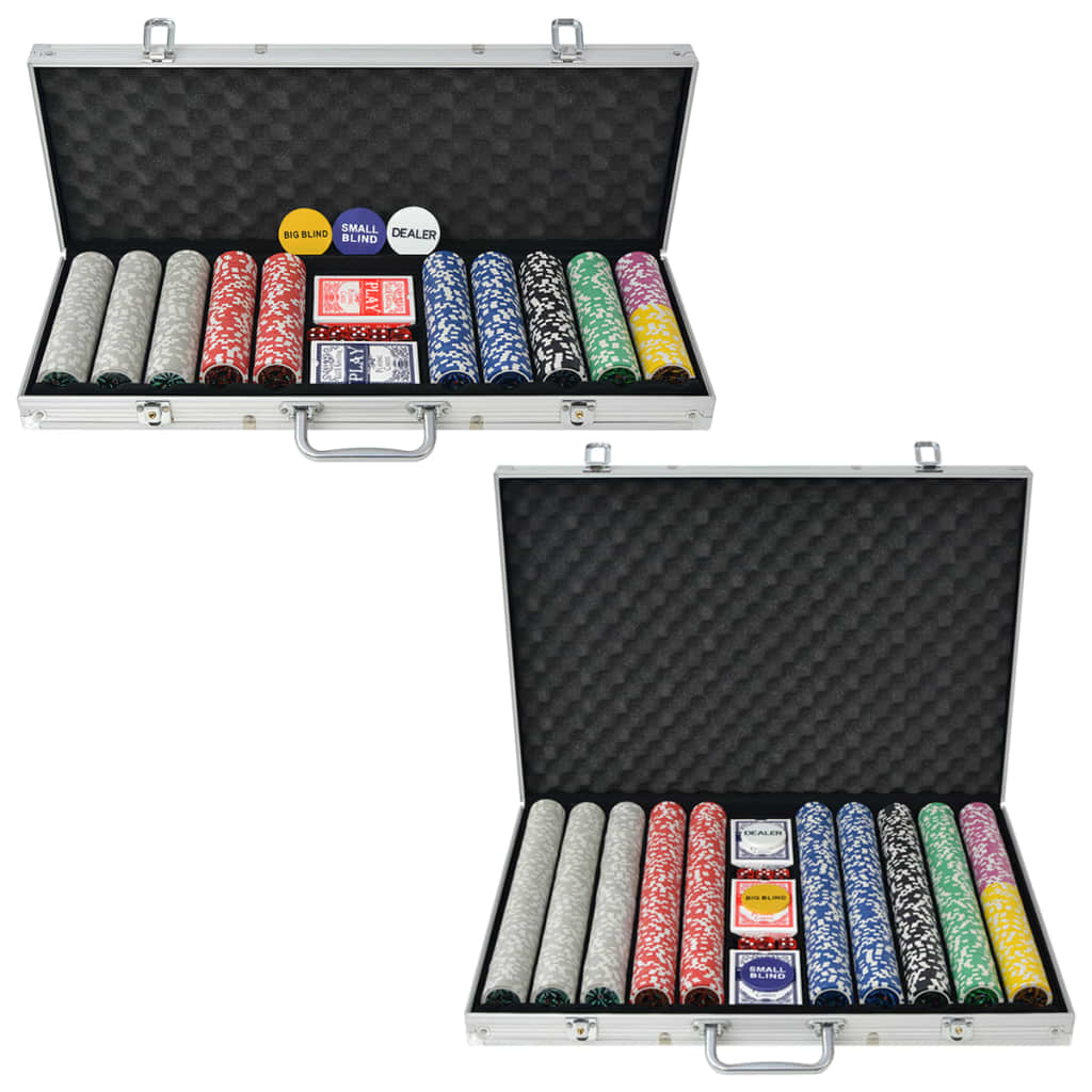 VidaXL Coffret de Poker avec Jetons Laser Ensemble de Jetons Multi Modèle VidaXL Coffret de Poker avec Jetons Laser Ensemble de Jetons Multi Modèle