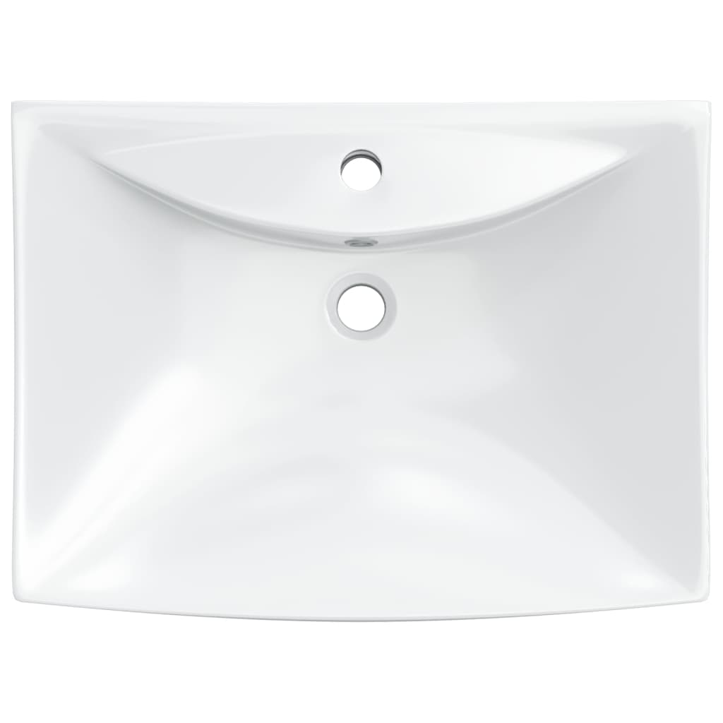 Bathroom Ceramic Basin Vessel Sink Wash Basin Rectangular ...