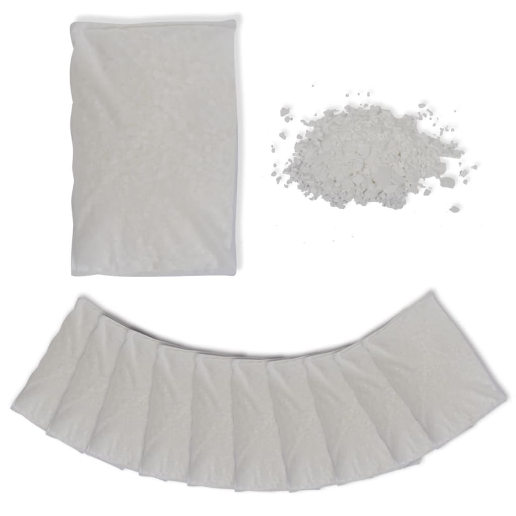 10 x 1 kg Desiccant Calcium Chloride Refill Bag vidaXL.co.uk