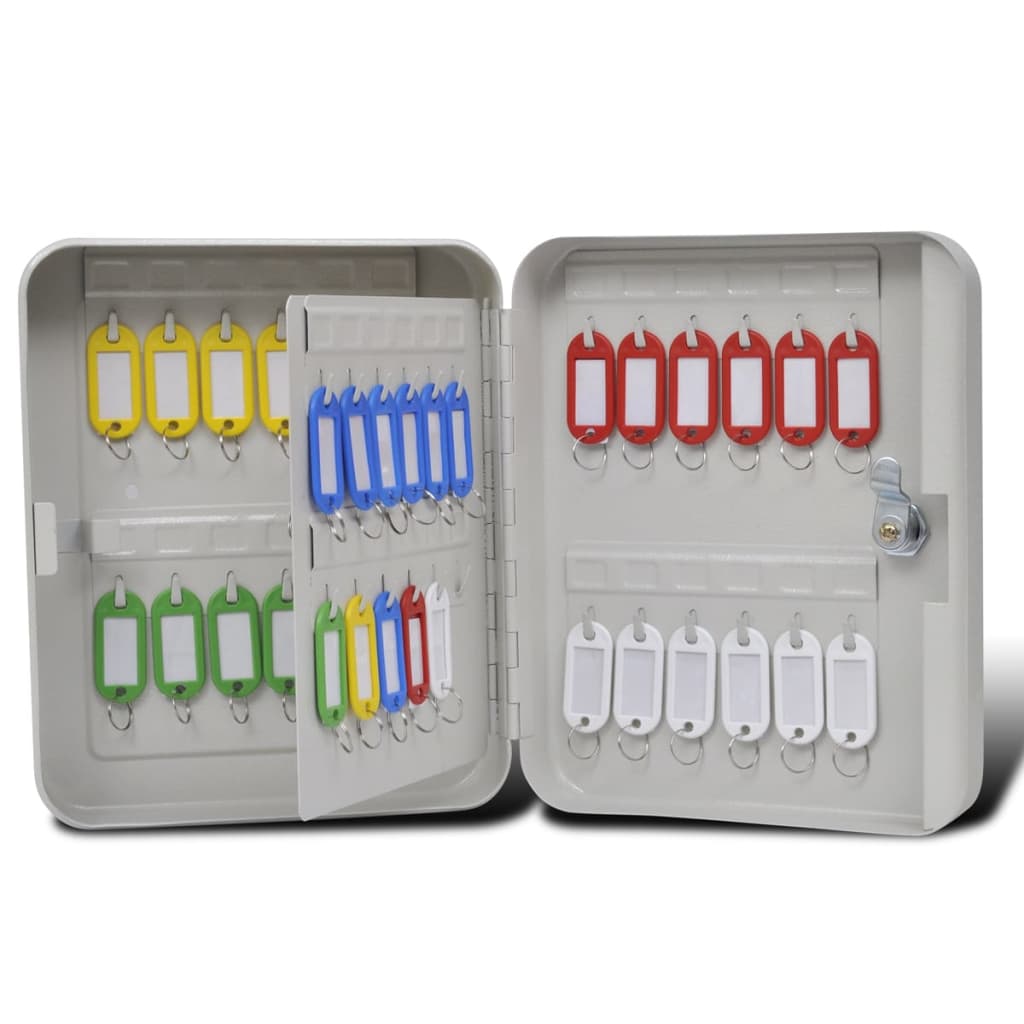 Key Box with 48 Key Tags | vidaXL.co.uk