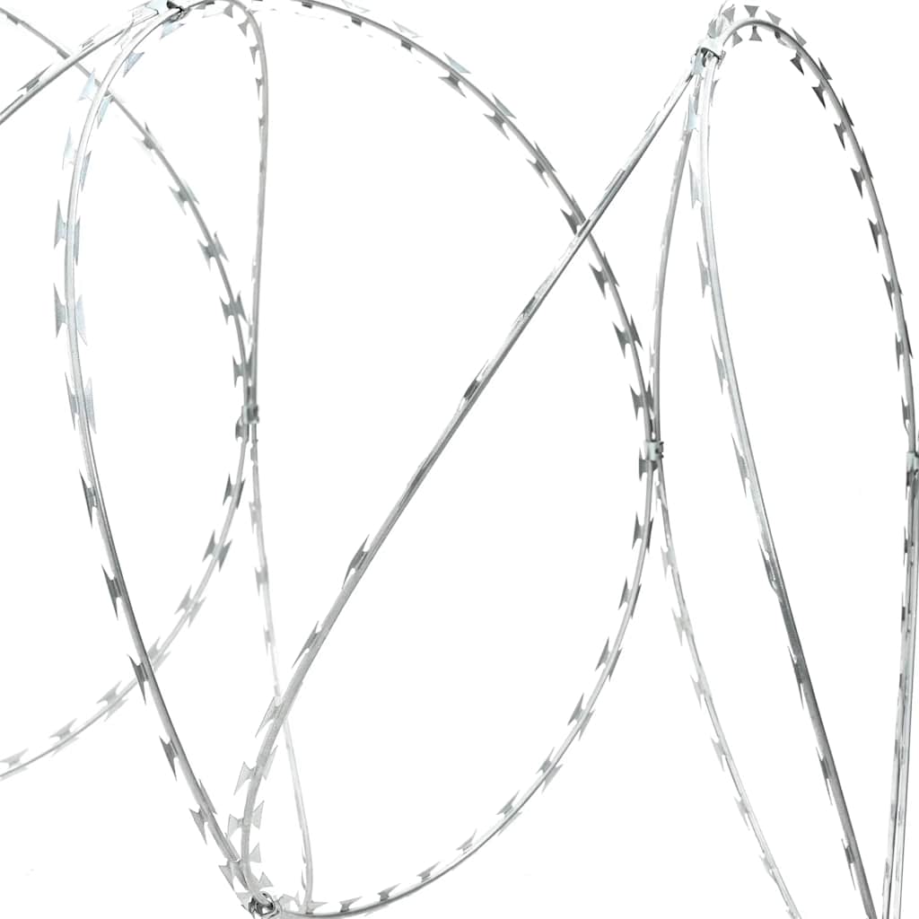 BTO22 Clipped Concertina NATO Razor Wire Galvanized Steel 492