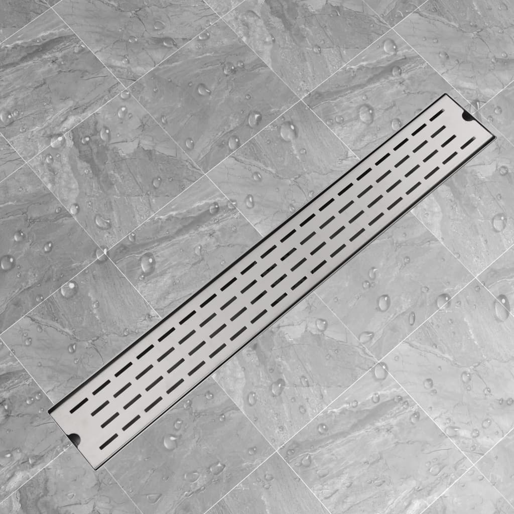 VidaXL VidaXL VidaXL Canaletta Scarico Doccia Lineare 830x140 mm Acciaio Inox Drenaggio fd70a8 VidaXL VidaXL VidaXL Canaletta Scarico Doccia Lineare 830x140 mm Acciaio Inox Drenaggio fd70a8
