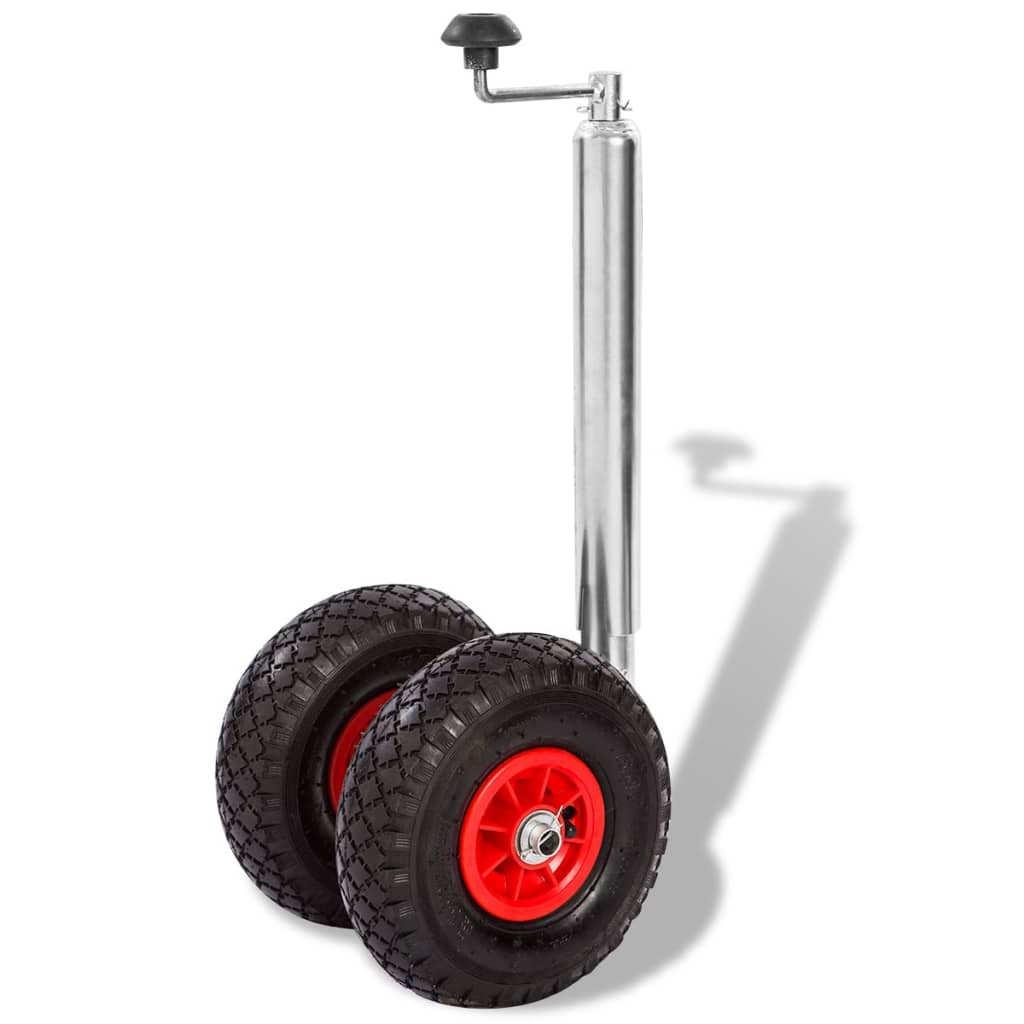 vidaxl roue jockey de remorque avec 2 pneus pneumatiques vidaxl roue jockey de remorque avec 2 pneus pneumatiques