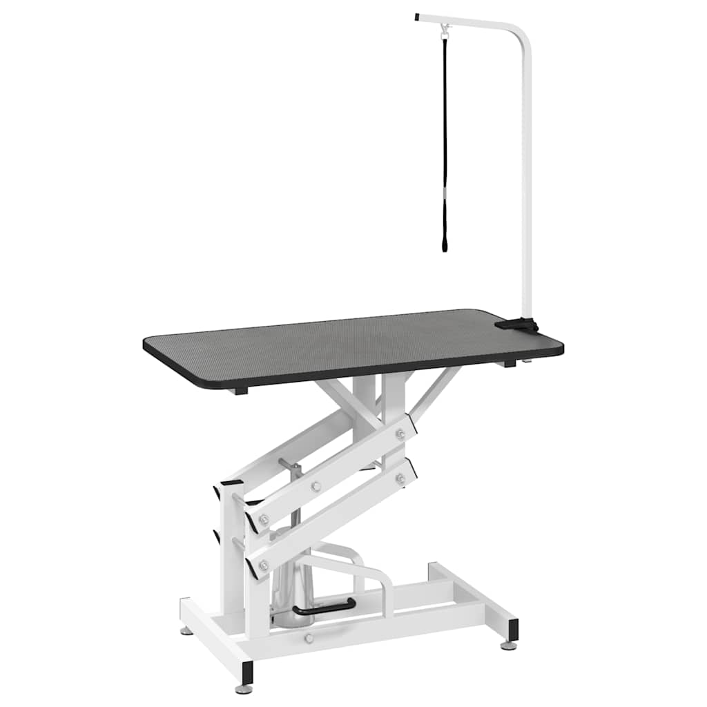 Table de Toilettage Pliante pour Chien Chat- Potence Réglable 2 Sangles