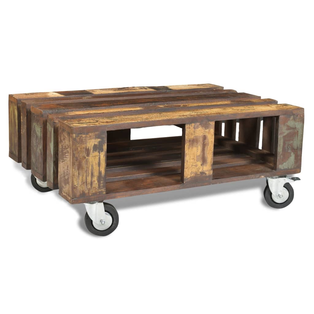 salontafel hout kopen salontafel gerecycled hout met 4 wieltjes online kopen salontafel hout kopen salontafel gerecycled hout met 4 wieltjes online kopen