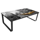 Rectangular Coffee Table Side Table Sofa Table Print on Glass