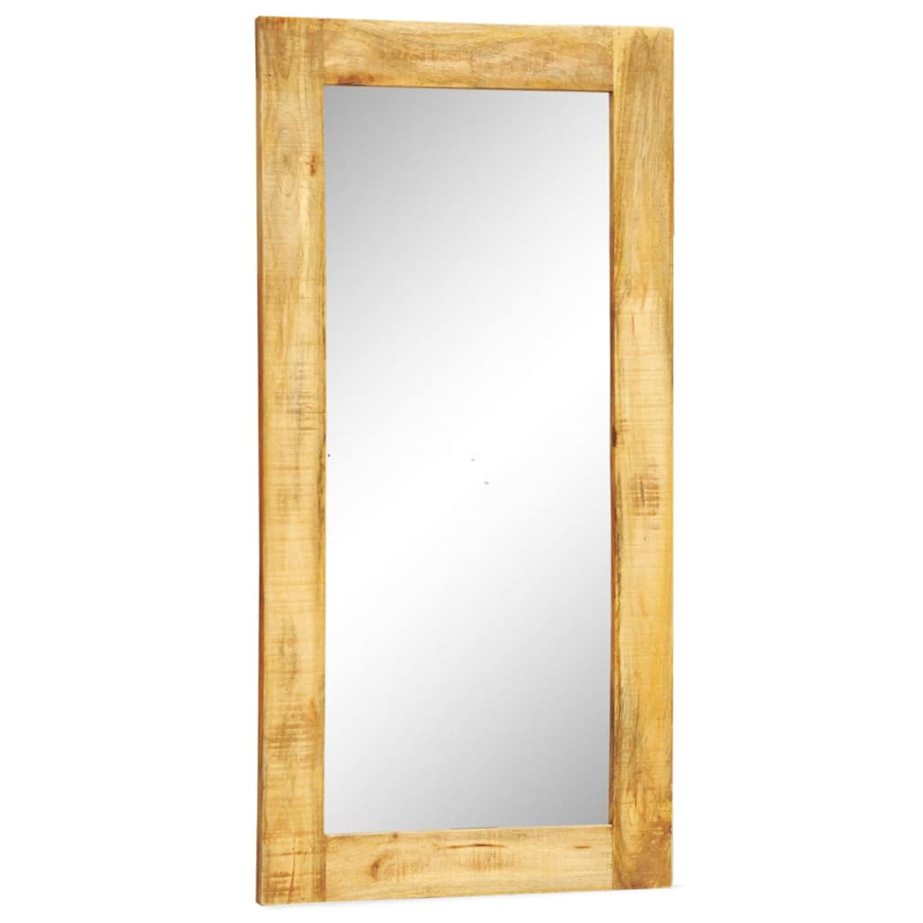 rectangle wood mirror