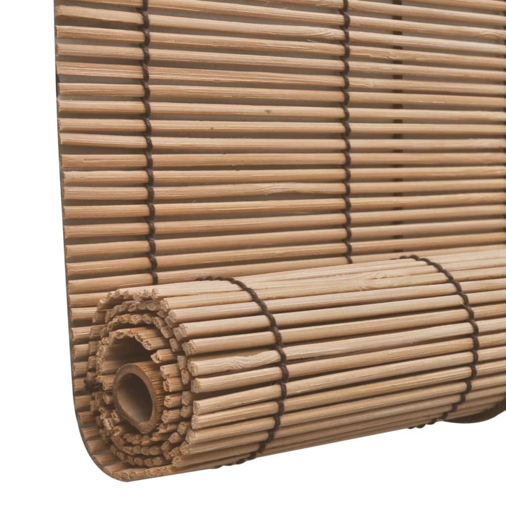 Handla Brun Bambu Rullgardin 120 x 160 cm | vidaXL.se