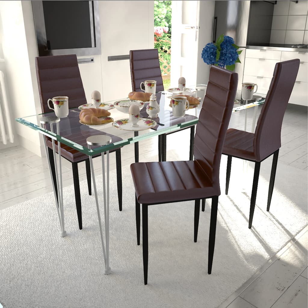 vidaXL 4pz Sedia da tavola soggiorno cucina sala da pranzo linea ... vidaXL 4pz Sedia da tavola soggiorno cucina sala da pranzo linea ...