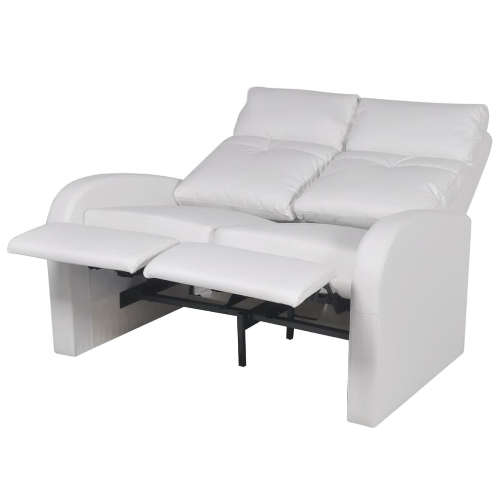 sillon reclinable blanco sill 243 n blanco reclinable de cuero artificial con 2 plazas sillon reclinable blanco sill 243 n blanco reclinable de cuero artificial con 2 plazas