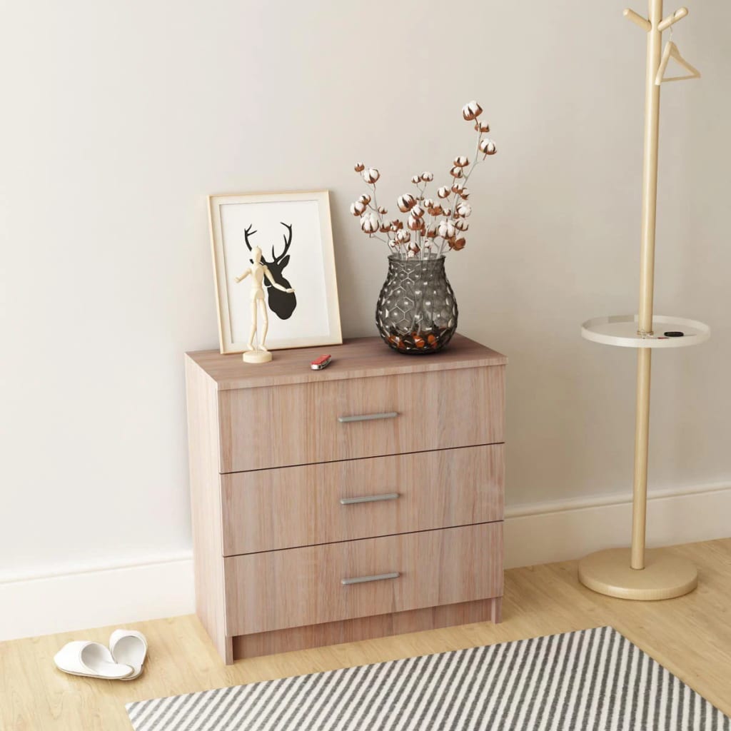 Small Chest Of Drawers Bedside Table 3 Drawer Storage Bedroom Picture 12 Of