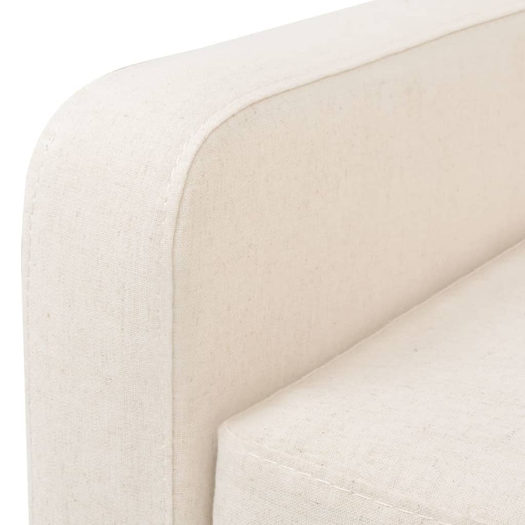 vidaXL Fauteuil Tissu Blanc Crème Canapé Mobilier Mobilier Mobilier Meuble de Salon Séjour Bureau 96882f vidaXL Fauteuil Tissu Blanc Crème Canapé Mobilier Mobilier Mobilier Meuble de Salon Séjour Bureau 96882f