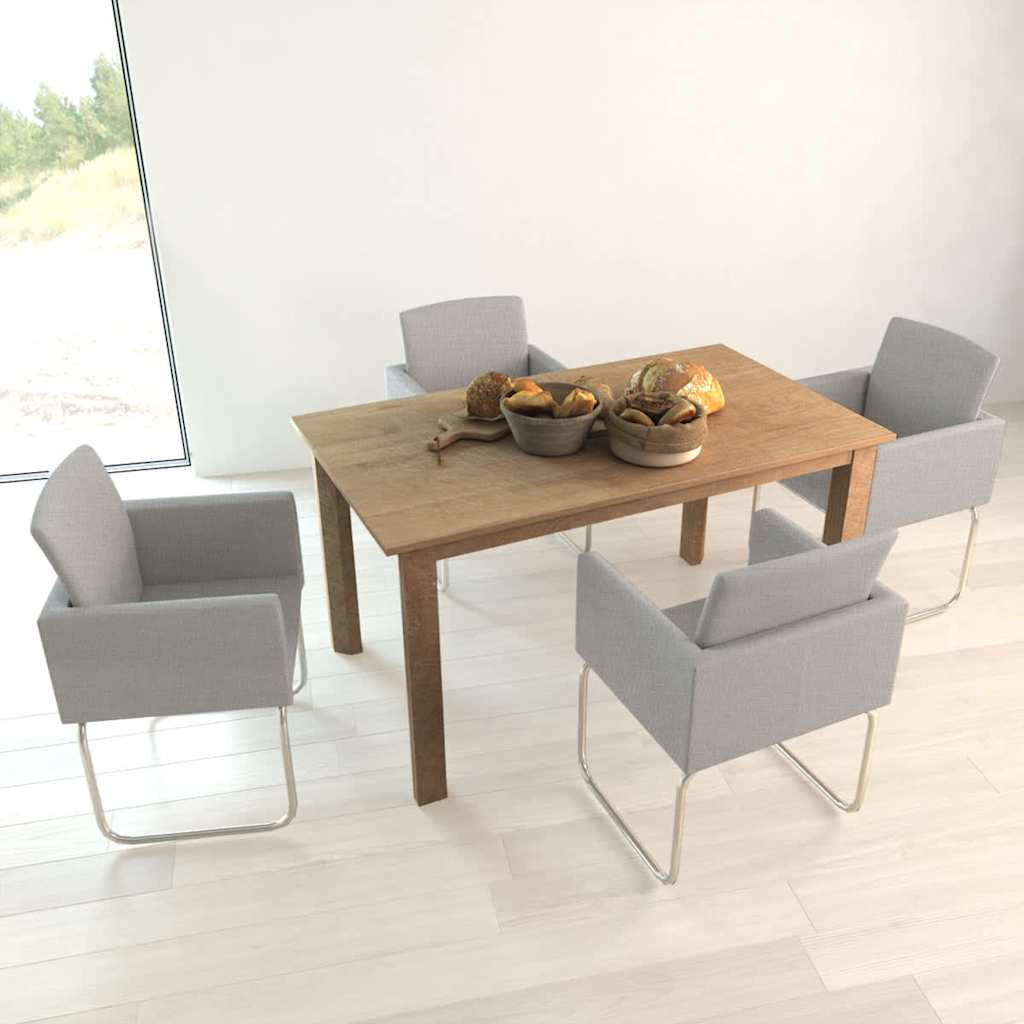 vidaXL 4x Chaise Salle à Manger Gris Clair Chaises de Cuisine Chaise ... vidaXL 4x Chaise Salle à Manger Gris Clair Chaises de Cuisine Chaise ...