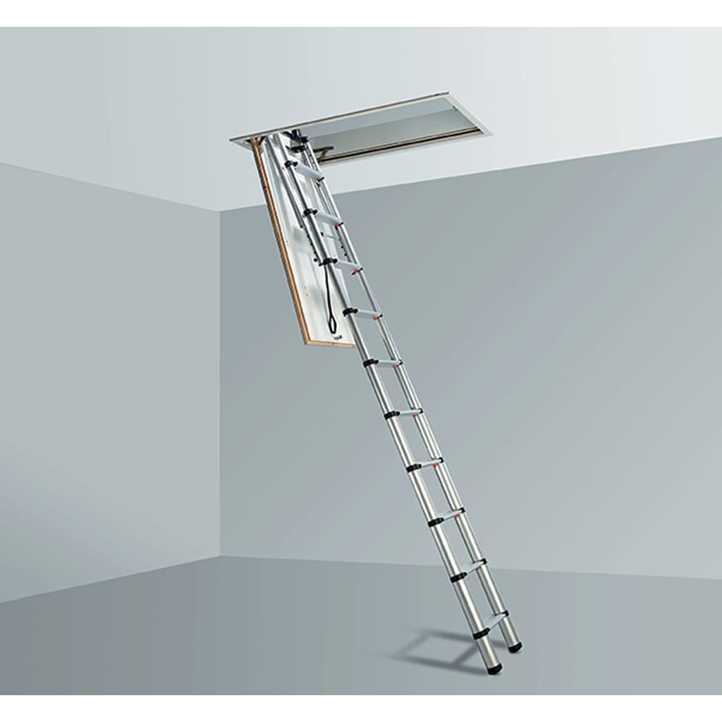 Wide Tread Telesteps Black Line Loft Ladder 2,53m Telescopic Loft