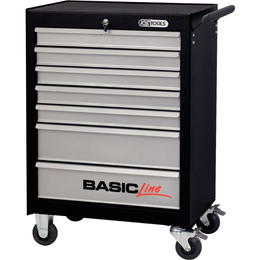 Ks Tools Basic Line Workshop Trolley With 7 Drawers 