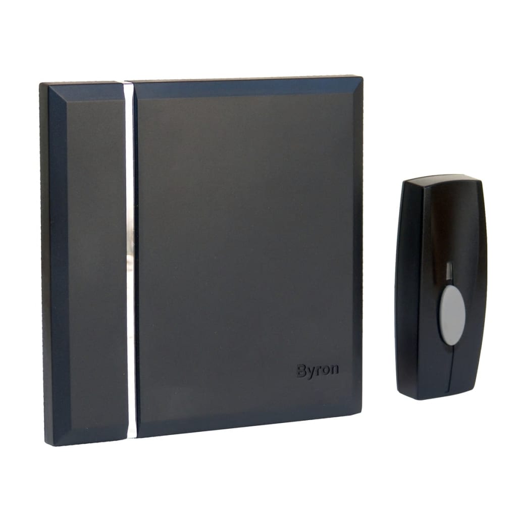 vidaXL.co.uk Byron Wireless Chime Doorbell with 4 Tones Black