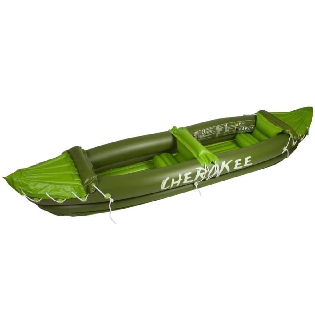 Waimea 2 Persons Inflatable Canoe Cherokee Army green/Lime/White 88YB