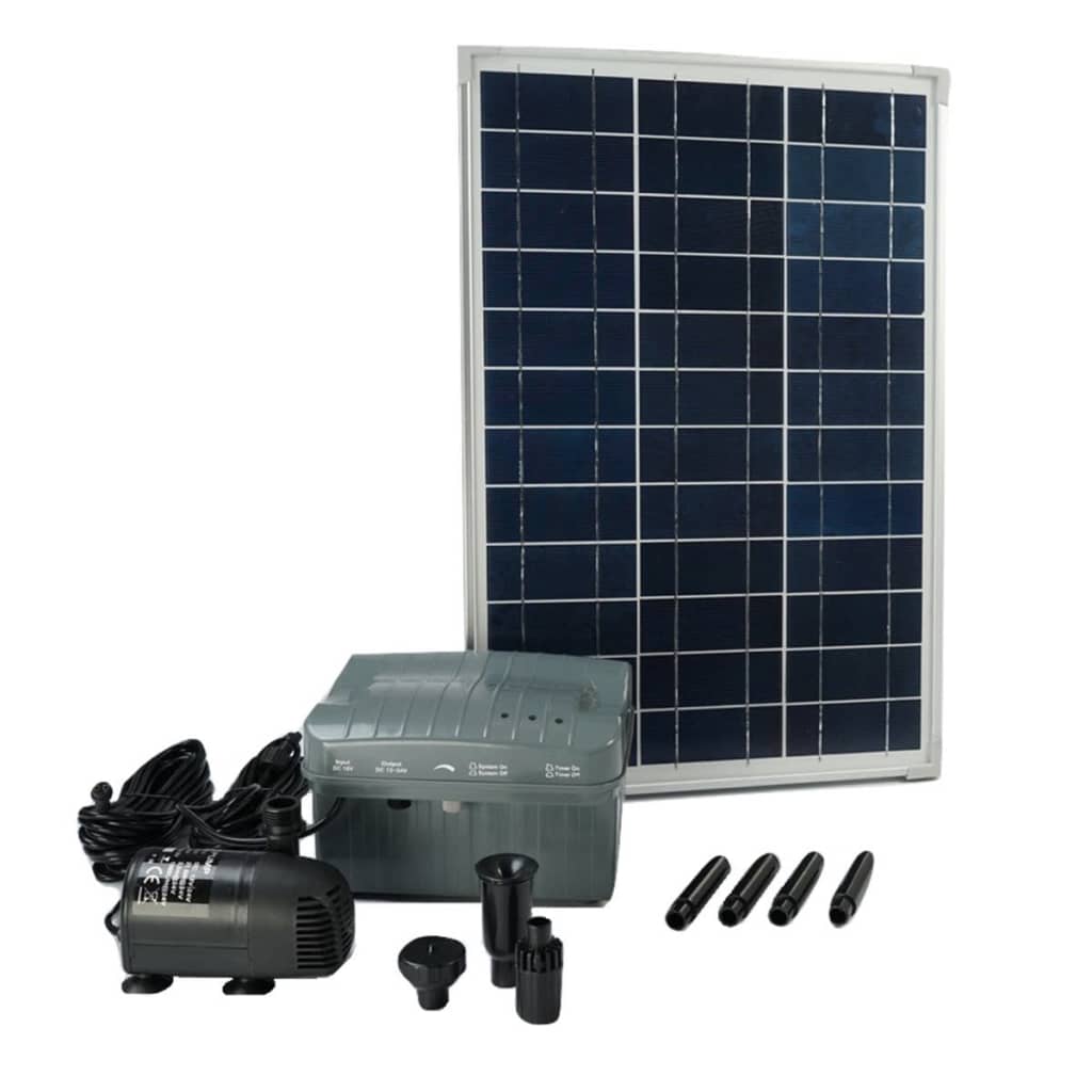 Acheter Kit SolarMax 1000 avec pompe panneau solaire batterie Ubbink 1351182 pas cher  vidaXL.fr