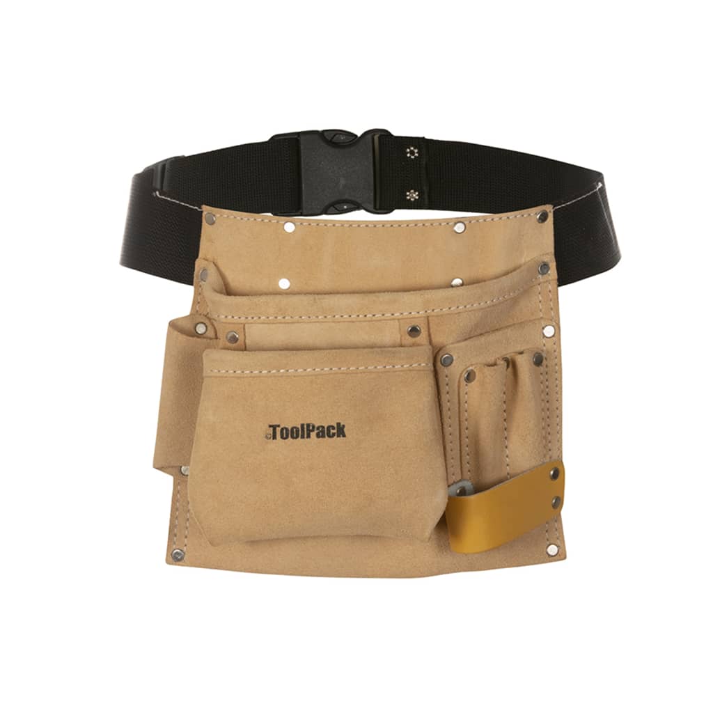 404159 Toolpack Single-Pouch Tool Belt Leather Regular 366.010 | literacybasics.ca
