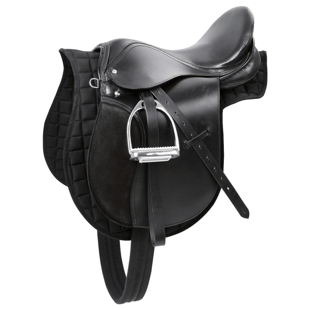 Kerbl Haflinger Saddle Leather Black 32285 vidaXL.co.uk