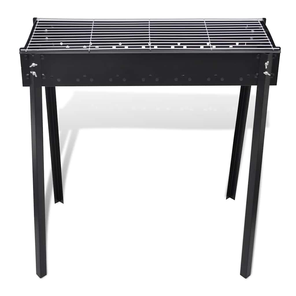 BBQ Stand Charcoal Barbecue Square 75 x 28 cm vidaXL.co.uk