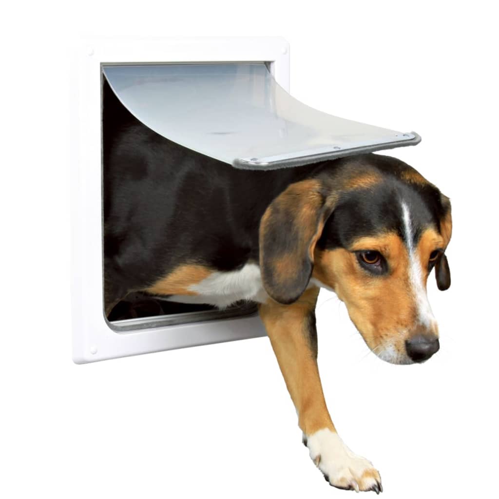 TRIXIE 2 Way Dog Flap Size SM 30x36 cm White 3878 vidaXL.co.uk